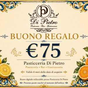 Buono Regalo Pasticceria Online 75 Euro