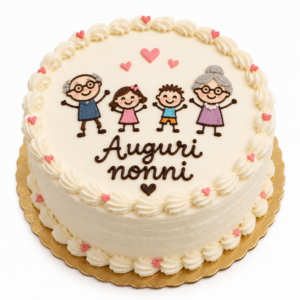 Torta Auguri Nonni
