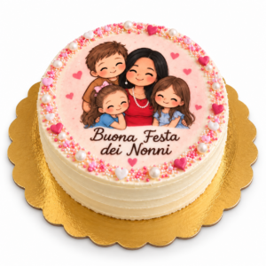 Torta Personalizzata Nonni